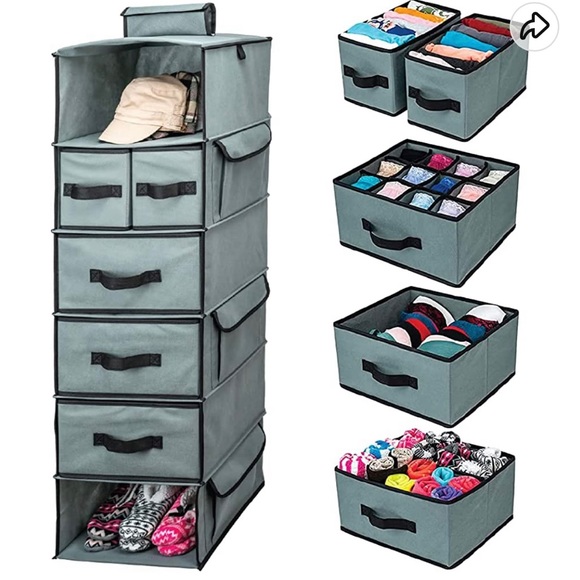Other - Hanging Shelves for Closet Organization and Storage, Shelf & Drawers